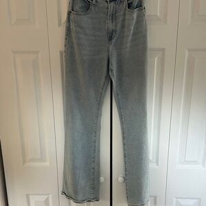 Abercrombie & Fitch Light Blue Wide Leg Jeans